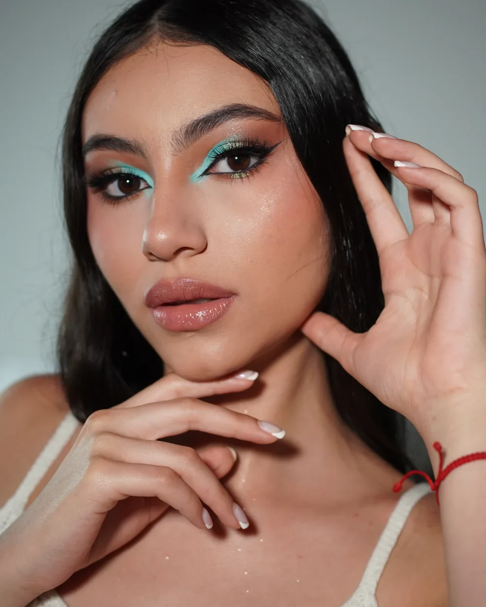 Resultado profesional de maquillaje realizado durante la formación